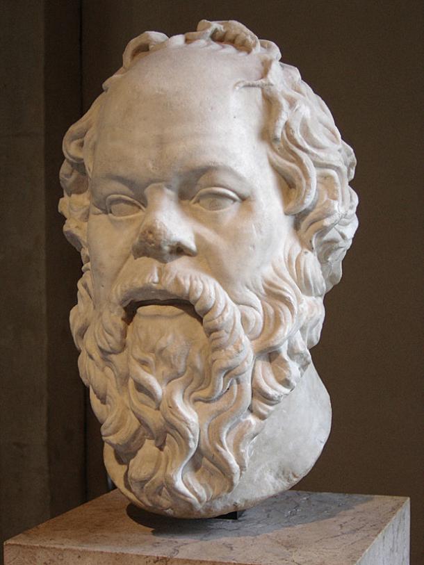 Скульптурный портрет Сократа. Римская копия утраченной бронзовой статуи Работы Лисиппа.